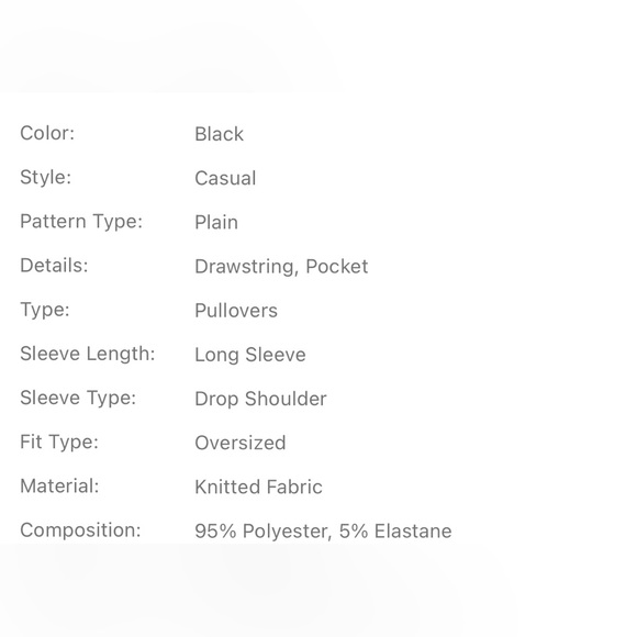 Black quilted hoodie - Picture 8 of 8